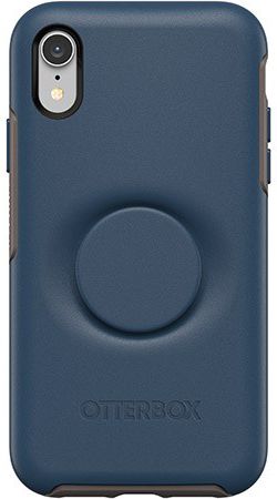 Otter + Pop Symmetry Series Apple iPhone XR Hoesje Blauw afbeelding 3