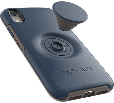 Otter + Pop Symmetry Series Apple iPhone XR Hoesje Blauw afbeelding 5