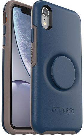 Otter + Pop Symmetry Series Apple iPhone XR Hoesje Blauw afbeelding 2