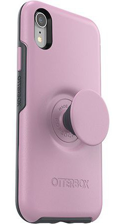 Otter + Pop Symmetry Series Apple iPhone XR Hoesje Roze afbeelding 1