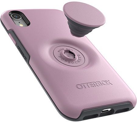 Otter + Pop Symmetry Series Apple iPhone XR Hoesje Roze afbeelding 5