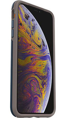 Otter + Pop Symmetry Series Apple iPhone XS Max Hoesje Blauw afbeelding 8