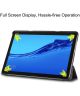 Huawei MediaPad M5 Lite Tri-Fold Book Cover Zwart