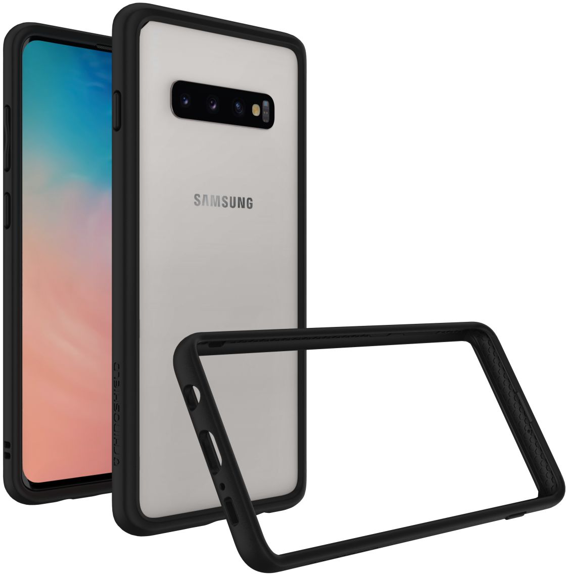 RhinoShield CrashGuard Samsung Galaxy S10 Plus Bumper Hoesje Zwart afbeelding 5