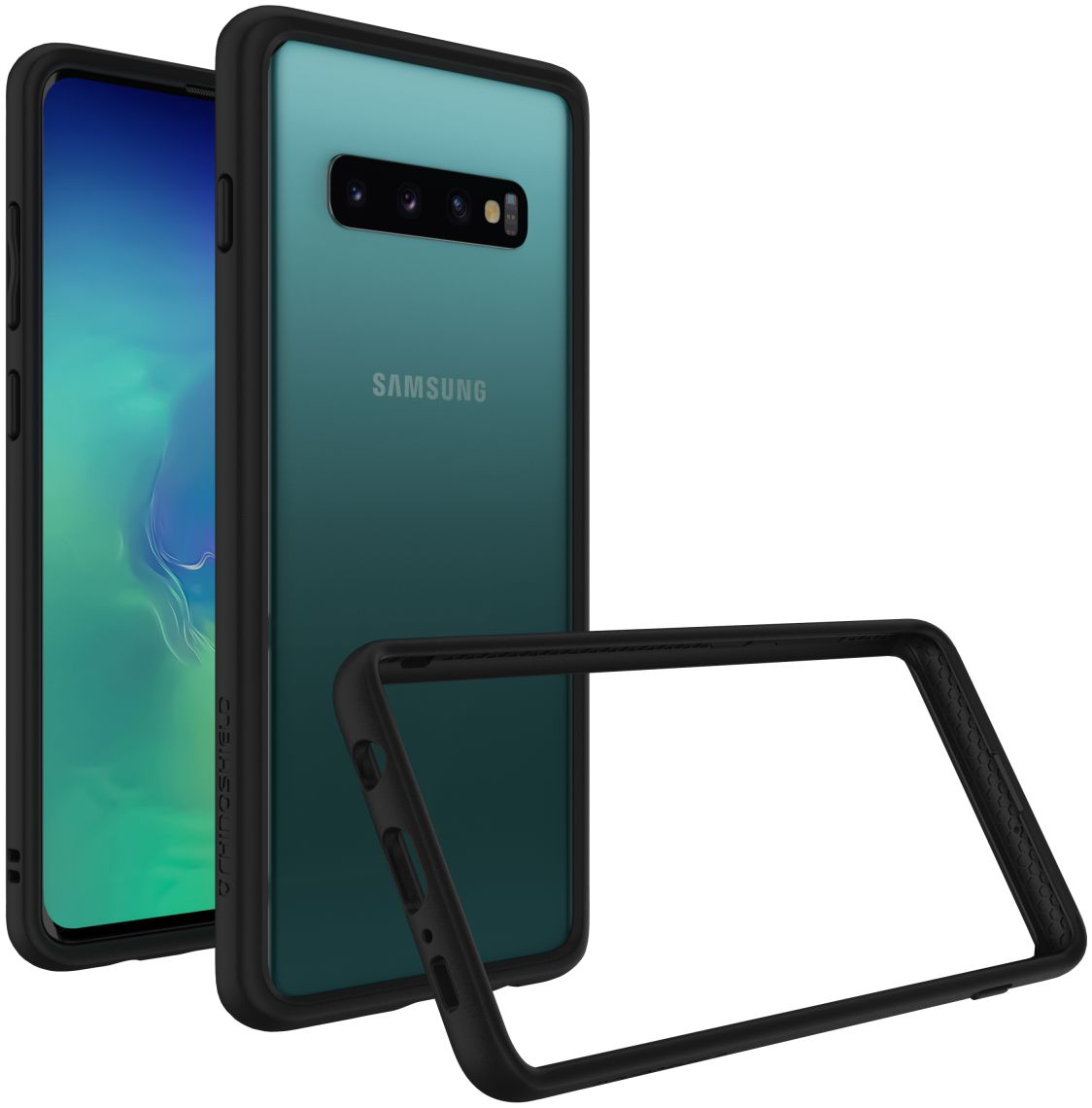 RhinoShield CrashGuard Samsung Galaxy S10 Plus Bumper Hoesje Zwart afbeelding 6