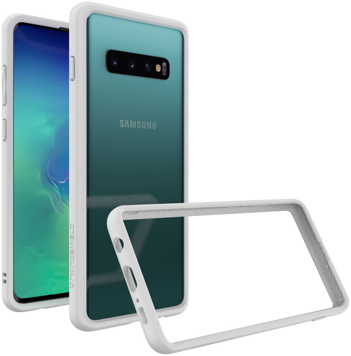 RhinoShield CrashGuard Samsung Galaxy S10 Plus Bumper Hoesje Wit afbeelding 5