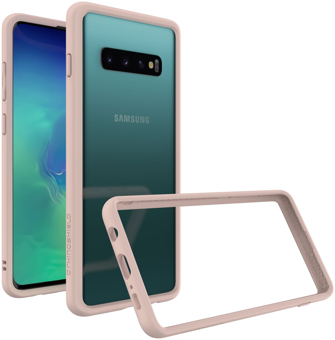 RhinoShield CrashGuard Samsung Galaxy S10 Plus Bumper Hoesje Roze afbeelding 6