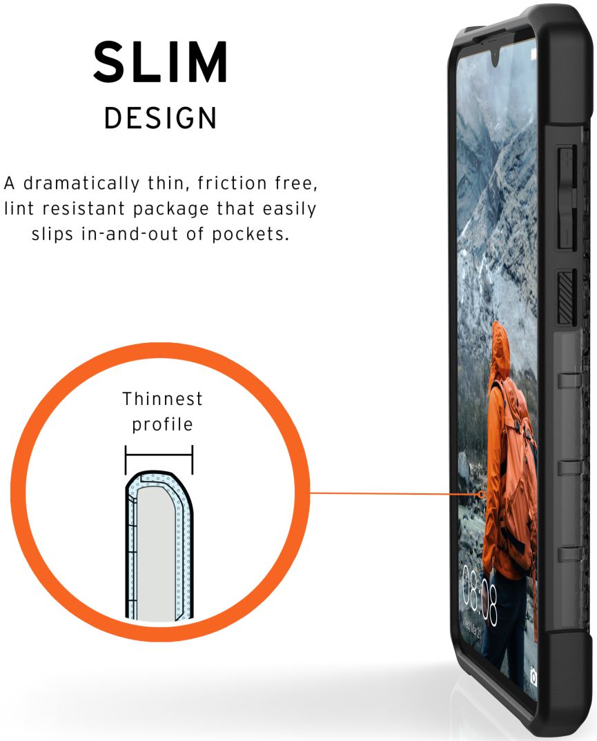 Urban Armor Gear Plasma Huawei P30 Hoesje Ash afbeelding 6