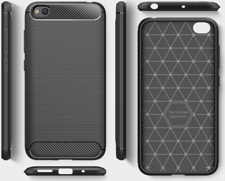 Xiaomi Redmi Go Geborsteld TPU Hoesje Zwart afbeelding 4