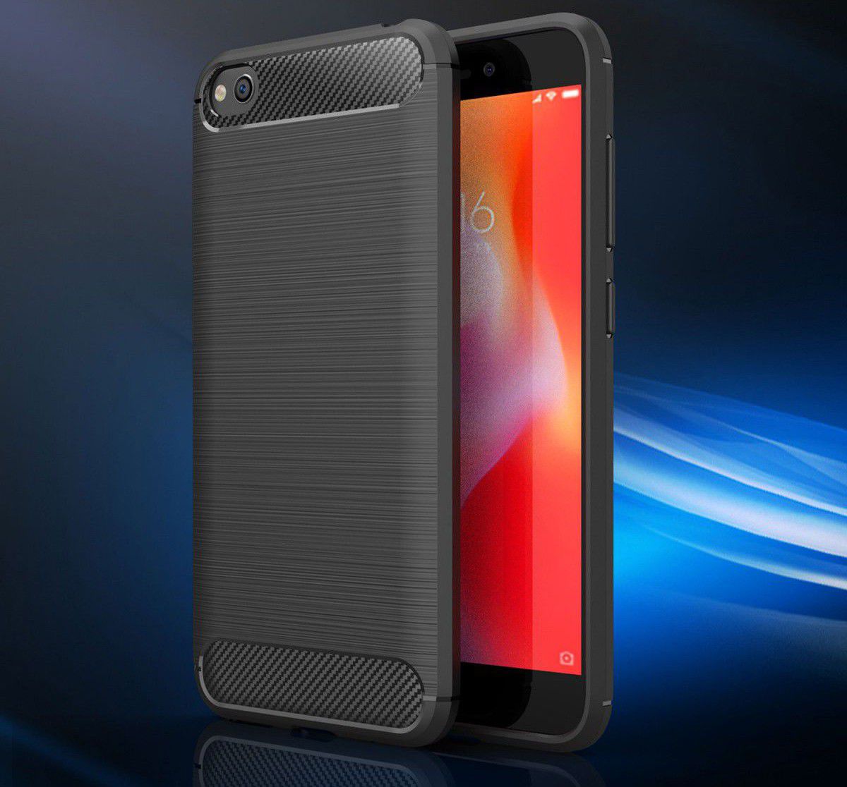 Xiaomi Redmi Go Geborsteld TPU Hoesje Zwart afbeelding 7