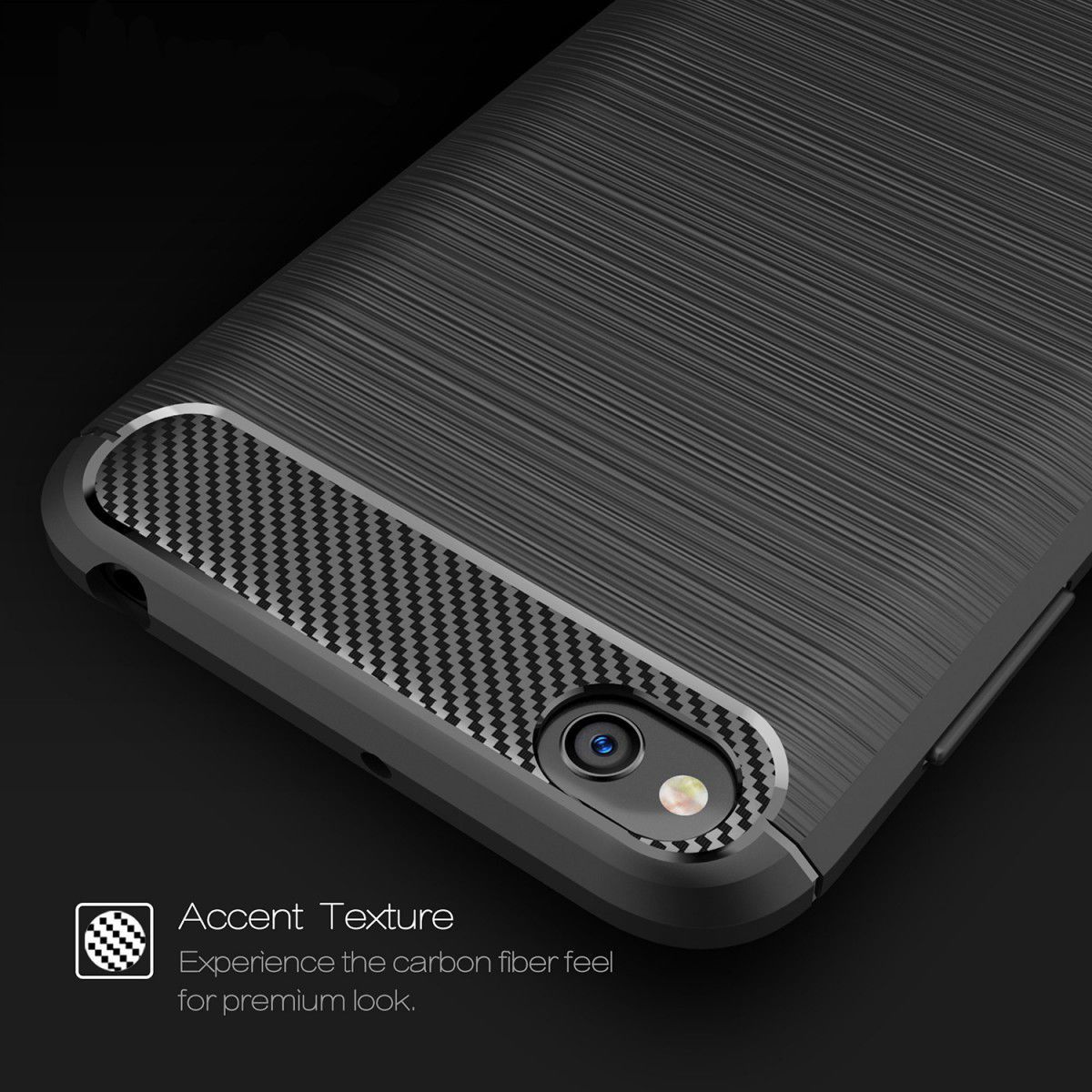 Xiaomi Redmi Go Geborsteld TPU Hoesje Zwart afbeelding 10