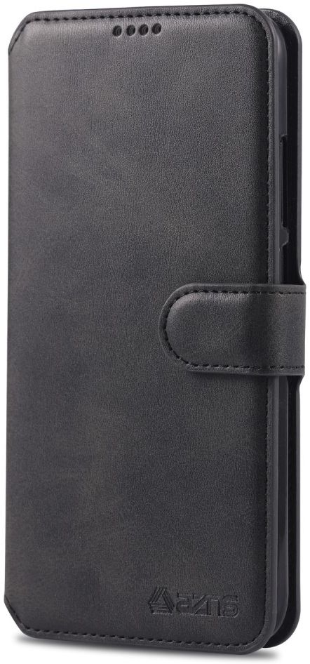 AZNS Xiaomi Redmi Note 7 Leren Stand Portemonnee Hoesje Zwart afbeelding 4