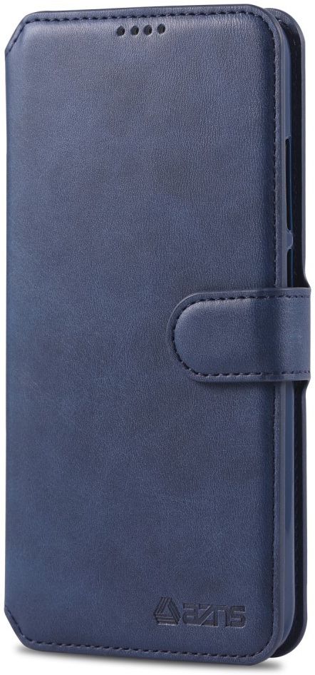 AZNS Xiaomi Redmi Note 7 Leren Stand Portemonnee Hoesje Blauw afbeelding 5