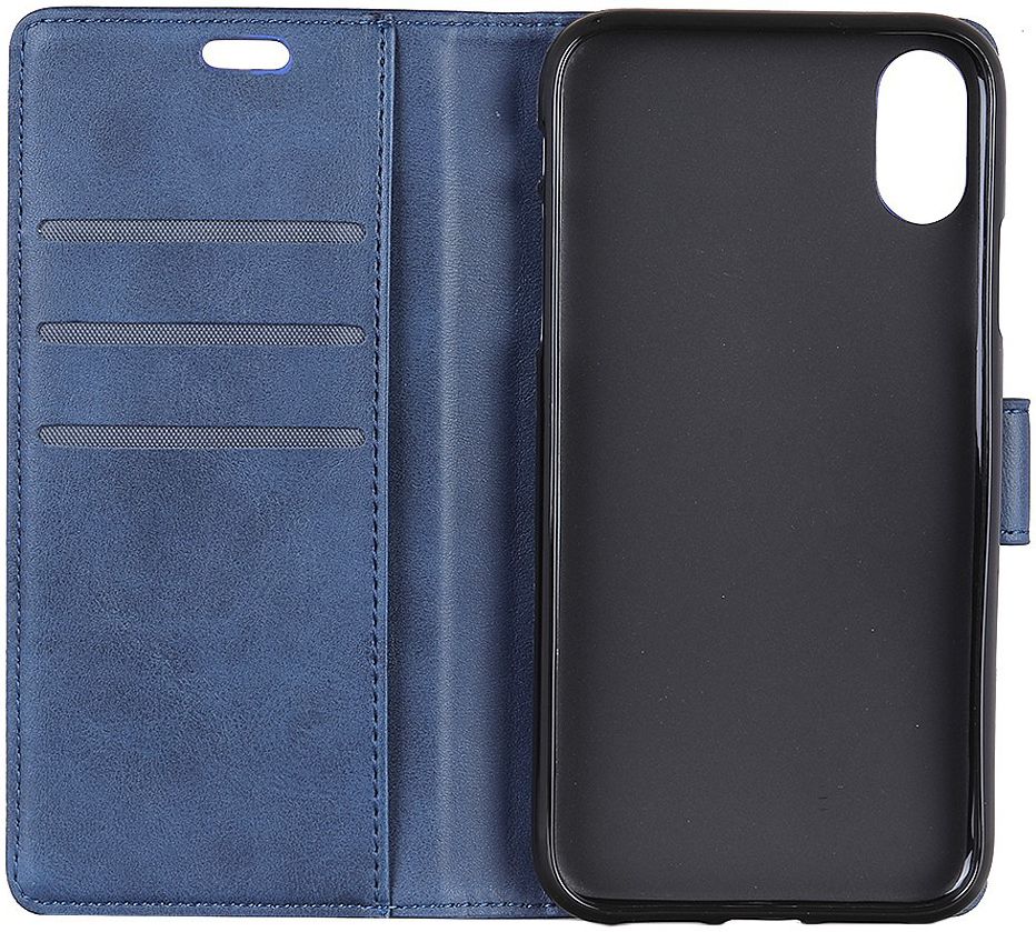 Sony Xperia L3 Matte Portemonnee Hoesje Blauw afbeelding 8