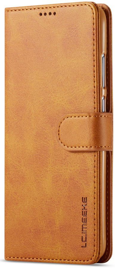 Huawei P Smart 2019 Leren Stand Portemonnee  Bookcase Hoesje Bruin afbeelding 2