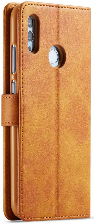 Huawei P Smart 2019 Leren Stand Portemonnee  Bookcase Hoesje Bruin afbeelding 1