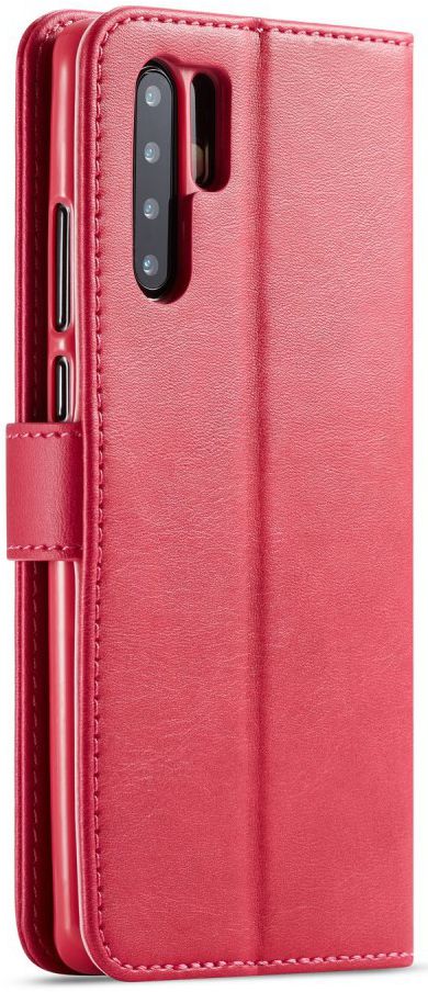 Huawei P30 Pro Book Case Portemonnee Hoesje met Magneetsluiting Rood afbeelding 1