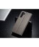 Huawei P30 Pro Book Case Portemonnee Hoesje met Magneetsluiting Grijs