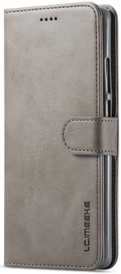 Huawei P30 Pro Book Case Portemonnee Hoesje met Magneetsluiting Grijs afbeelding 4