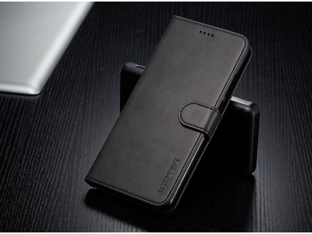 Huawei P30 Pro Book Case Portemonnee Hoesje met Magneetsluiting Zwart afbeelding 5