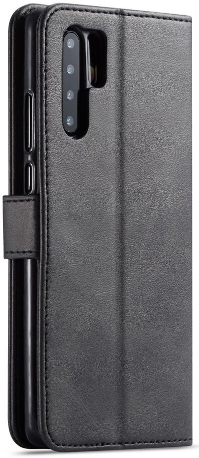 Huawei P30 Pro Book Case Portemonnee Hoesje met Magneetsluiting Zwart afbeelding 1