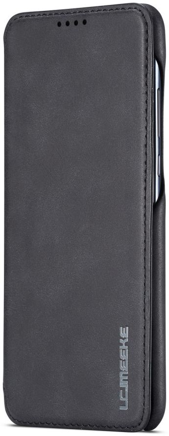 Huawei P30 Lite Portemonnee Bookcase Hoesje met Kaarthouder Zwart afbeelding 3