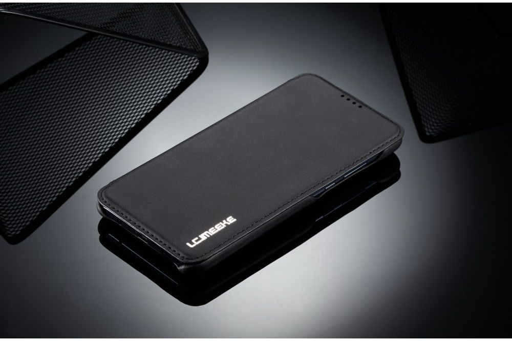 Huawei P30 Lite Portemonnee Bookcase Hoesje met Kaarthouder Zwart afbeelding 12
