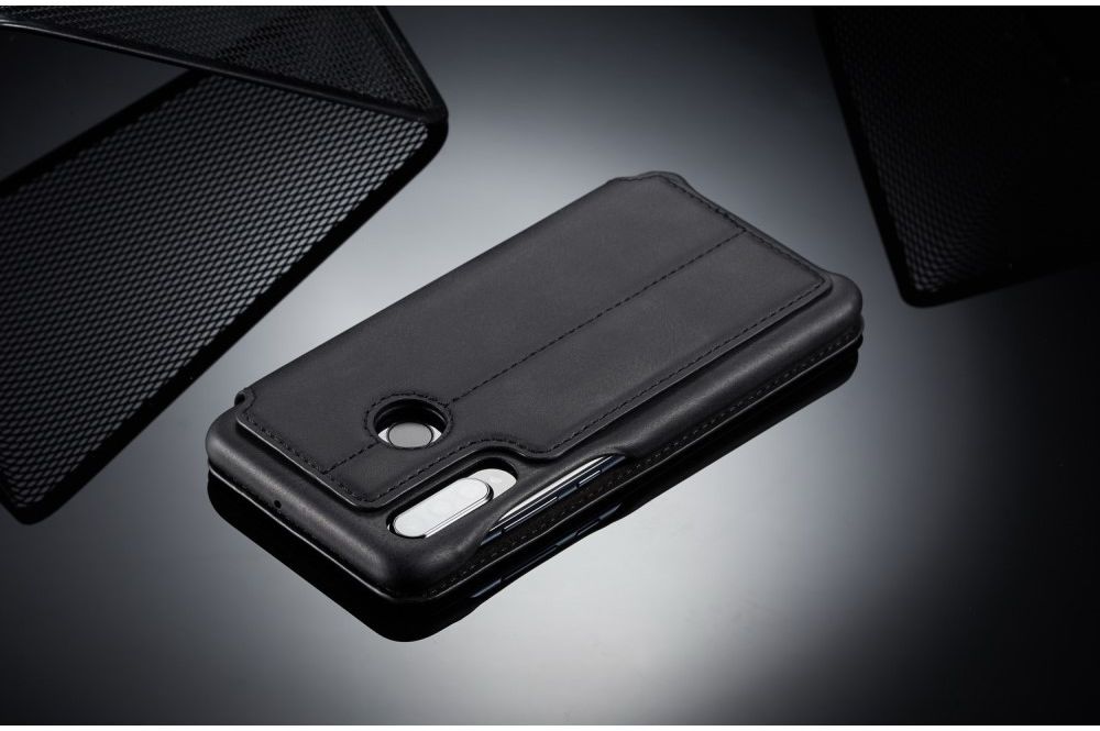 Huawei P30 Lite Portemonnee Bookcase Hoesje met Kaarthouder Zwart afbeelding 13