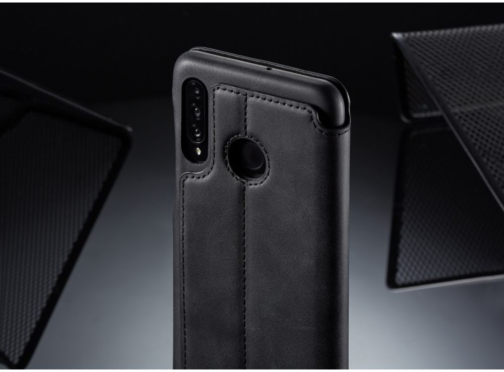 Huawei P30 Lite Portemonnee Bookcase Hoesje met Kaarthouder Zwart afbeelding 15