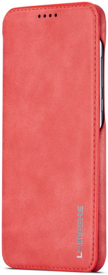 Huawei P30 Lite Portemonnee Bookcase Hoesje met Kaarthouder Rood afbeelding 3
