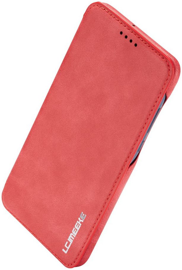 Huawei P30 Lite Portemonnee Bookcase Hoesje met Kaarthouder Rood afbeelding 8