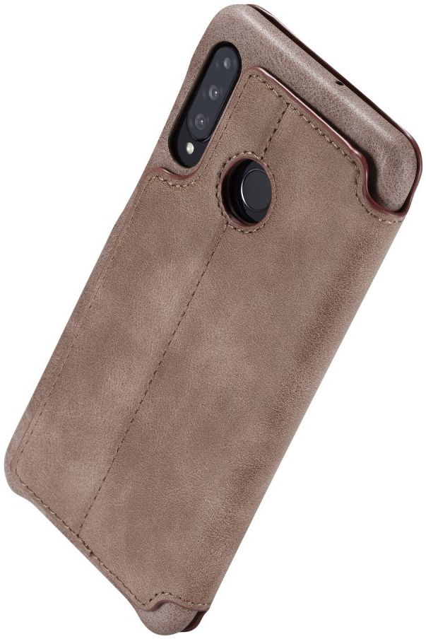 Huawei P30 Lite Portemonnee Bookcase Hoesje met Kaarthouder Coffee afbeelding 10