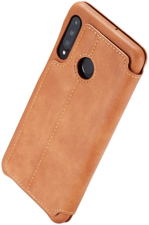 Huawei P30 Lite Portemonnee Bookcase Hoesje met Kaarthouder Bruin afbeelding 13