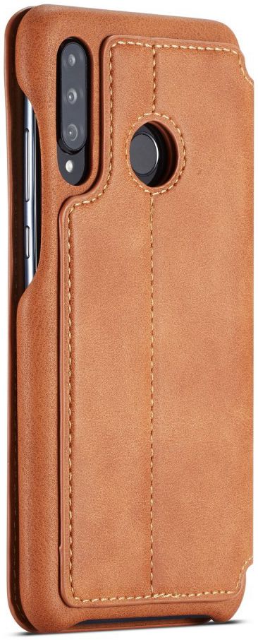 Huawei P30 Lite Portemonnee Bookcase Hoesje met Kaarthouder Bruin afbeelding 4