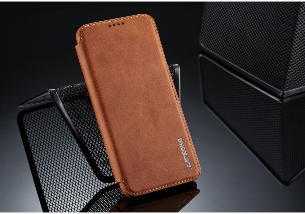 Huawei P30 Lite Portemonnee Bookcase Hoesje met Kaarthouder Bruin afbeelding 7