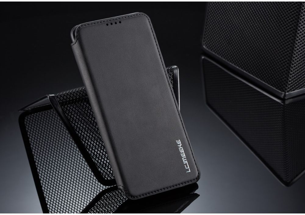Huawei P30 Pro Retro Portemonnee Bookcase Hoesje Zwart afbeelding 10