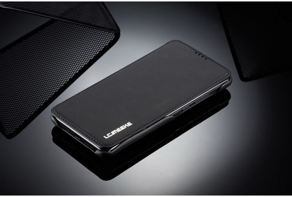 Huawei P30 Pro Retro Portemonnee Bookcase Hoesje Zwart afbeelding 11