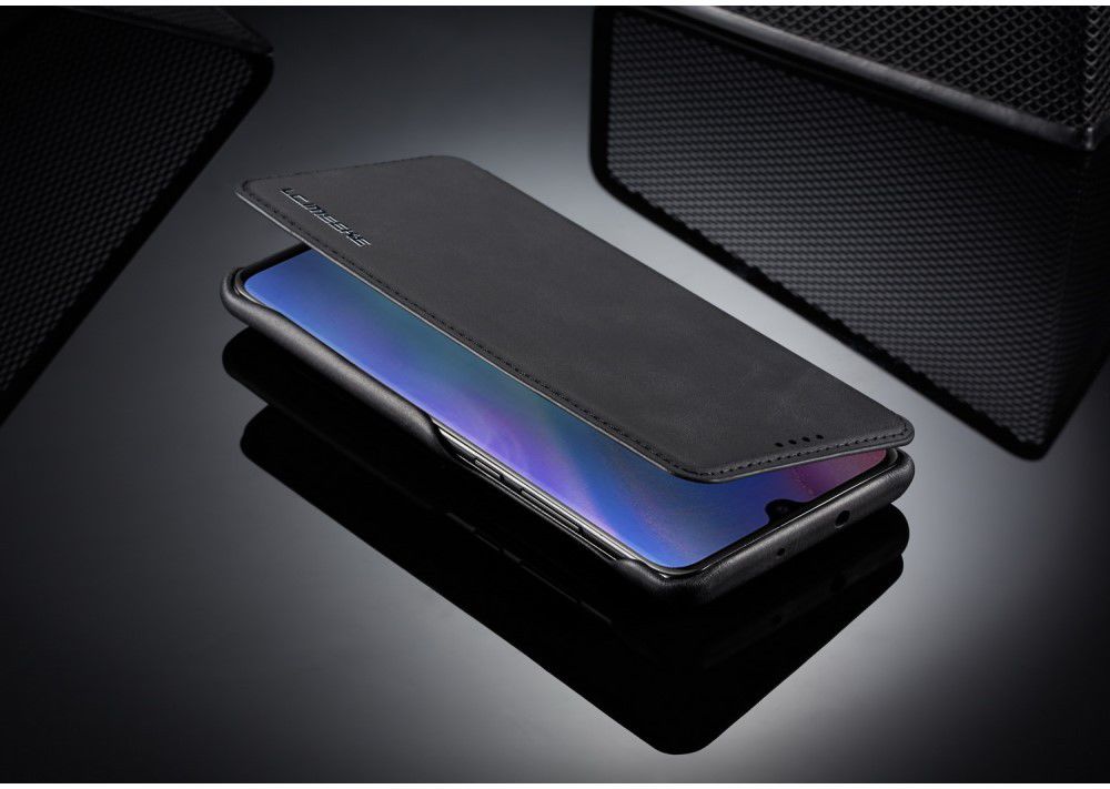 Huawei P30 Pro Retro Portemonnee Bookcase Hoesje Zwart afbeelding 13