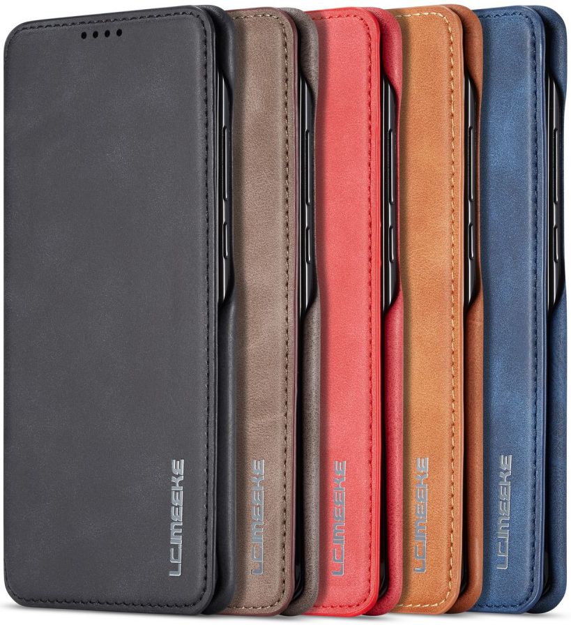 Huawei P30 Pro Retro Portemonnee Bookcase Hoesje Zwart afbeelding 15