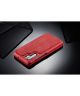 Huawei P30 Pro Retro Portemonnee Bookcase Hoesje Rood