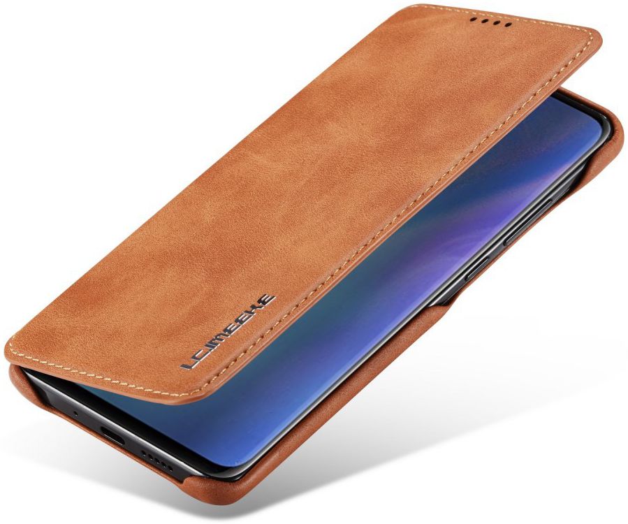 Huawei P30 Pro Retro Portemonnee Bookcase Hoesje Bruin afbeelding 1
