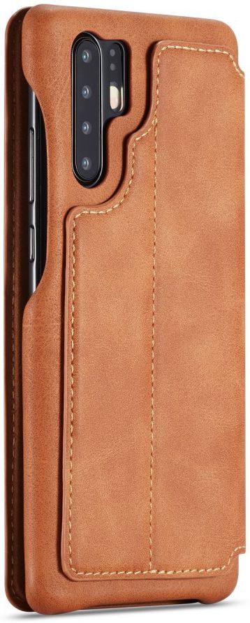 Huawei P30 Pro Retro Portemonnee Bookcase Hoesje Bruin afbeelding 8
