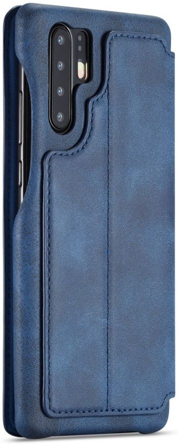 Huawei P30 Pro Retro Portemonnee Bookcase Hoesje Blauw afbeelding 7
