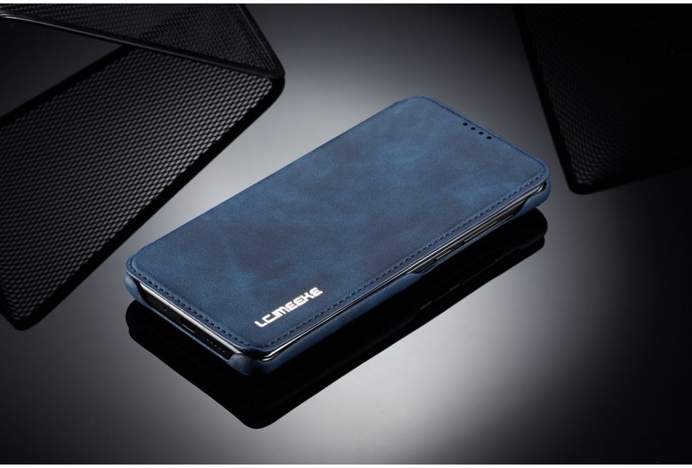 Huawei P30 Pro Retro Portemonnee Bookcase Hoesje Blauw afbeelding 8