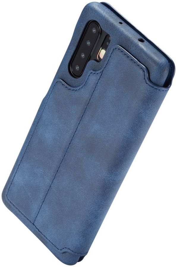 Huawei P30 Pro Retro Portemonnee Bookcase Hoesje Blauw afbeelding 13