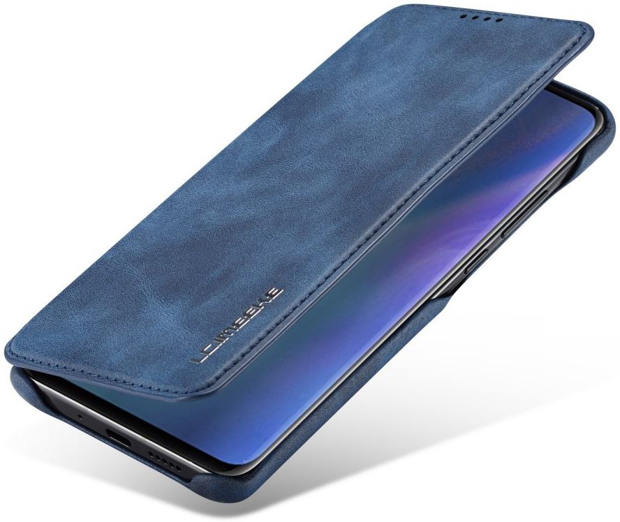 Huawei P30 Pro Retro Portemonnee Bookcase Hoesje Blauw afbeelding 1