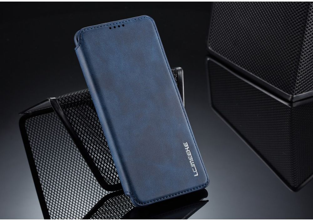 Huawei P30 Pro Retro Portemonnee Bookcase Hoesje Blauw afbeelding 14