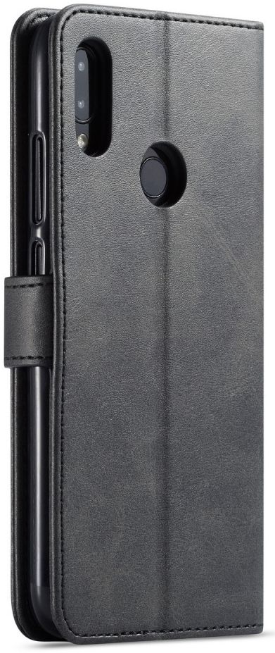 Xiaomi Redmi Note 7 Portemonnee Hoesje met Magneet Sluiting Zwart afbeelding 1