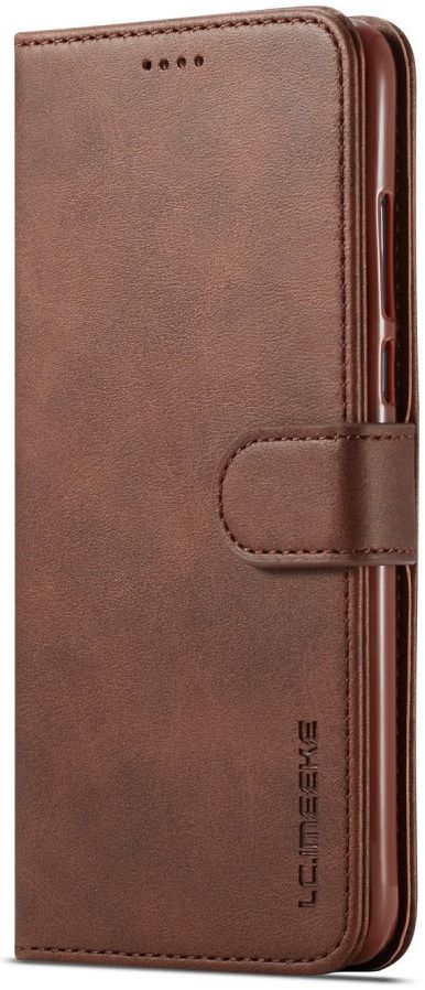 Huawei P30 Lite Portemonnee Bookcase Hoesje Magneet Sluiting Coffee afbeelding 5