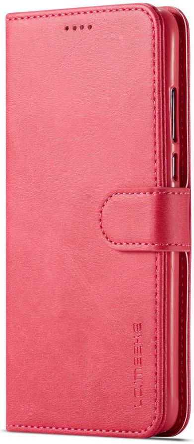 Huawei P30 Lite Portemonnee Bookcase Hoesje Magneet Sluiting Rood afbeelding 1
